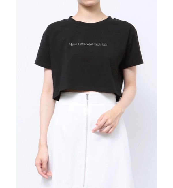 RESEXXY「ロゴ刺繍Tシャツ」|Tシャツ・カットソー|