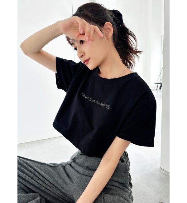 RESEXXY「ロゴ刺繍Tシャツ」|Tシャツ・カットソー|