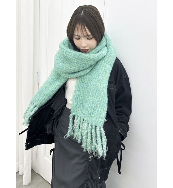 dazzlin「キャンディカラービッグマフラー」|マフラー|