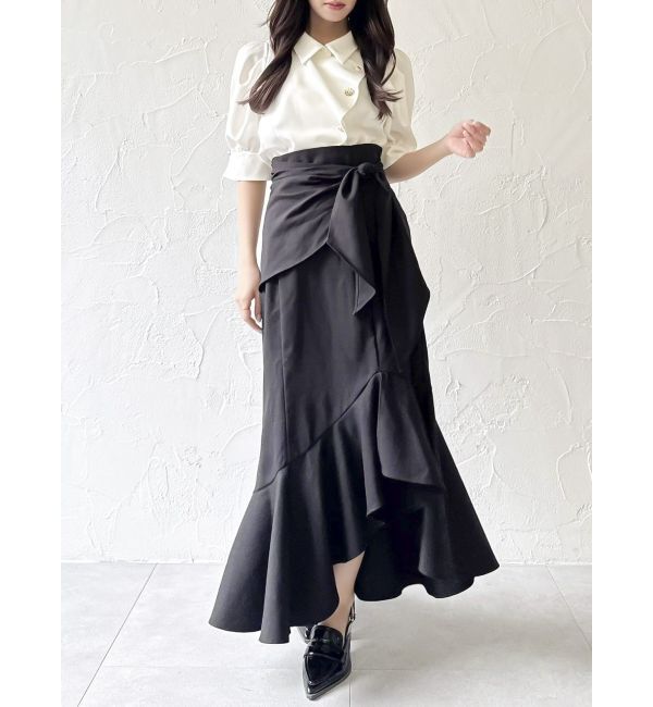 dazzlin「ラップマーメイドラインスカート」|スカート|