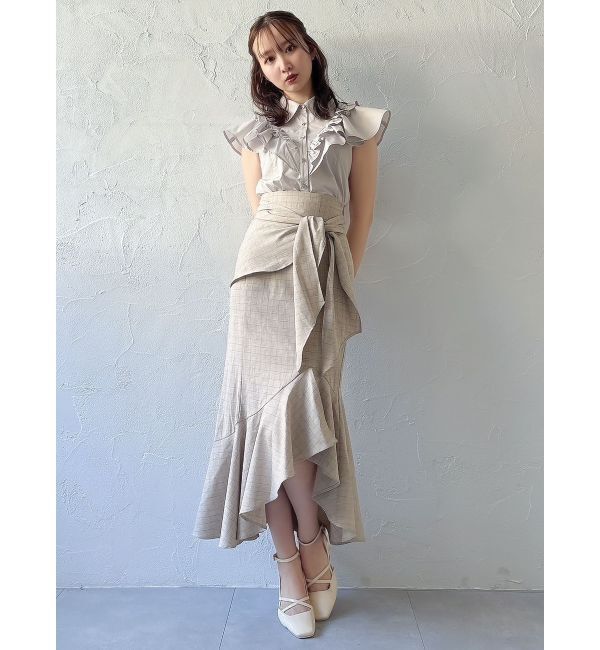 dazzlin「ラップマーメイドラインスカート」|スカート|