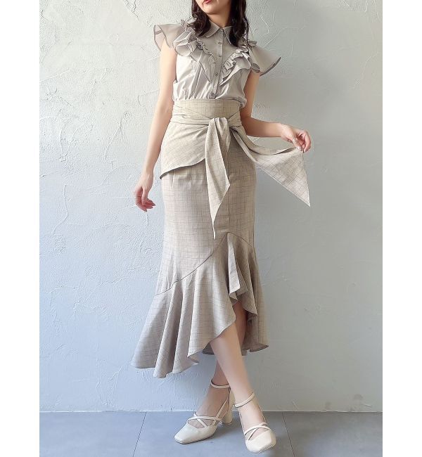 dazzlin「ラップマーメイドラインスカート」|スカート|