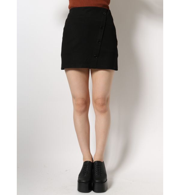 EMODA「ラインボタンミニスカート」|スカート|