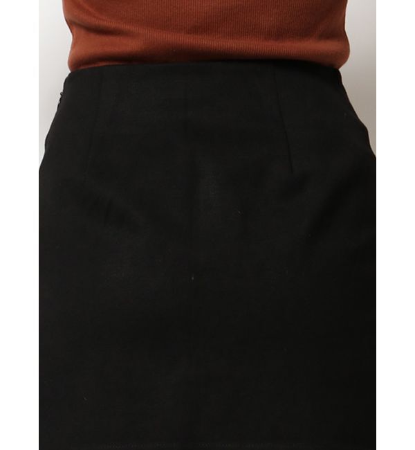 EMODA「ラインボタンミニスカート」|スカート|