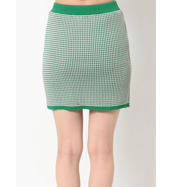 EMODA「3Dファブリックニットスカート」|スカート|