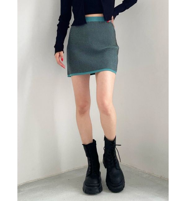 EMODA「3Dファブリックニットスカート」|スカート|