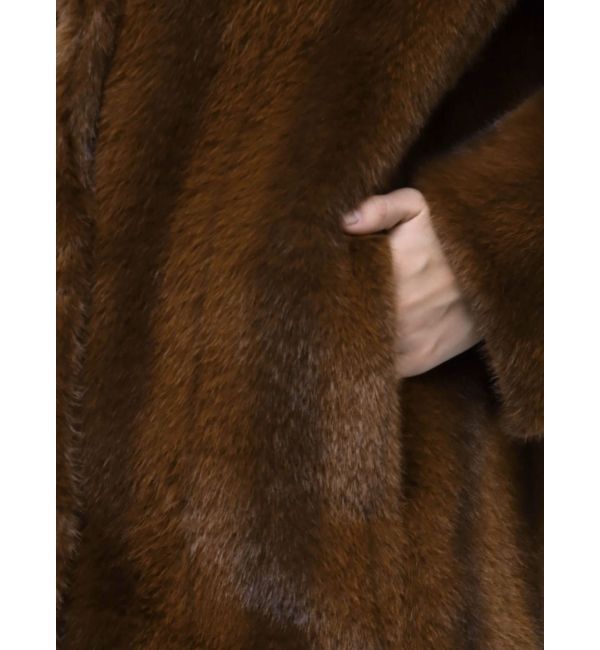 EMODA「ミディフェイクファーコート」|その他|