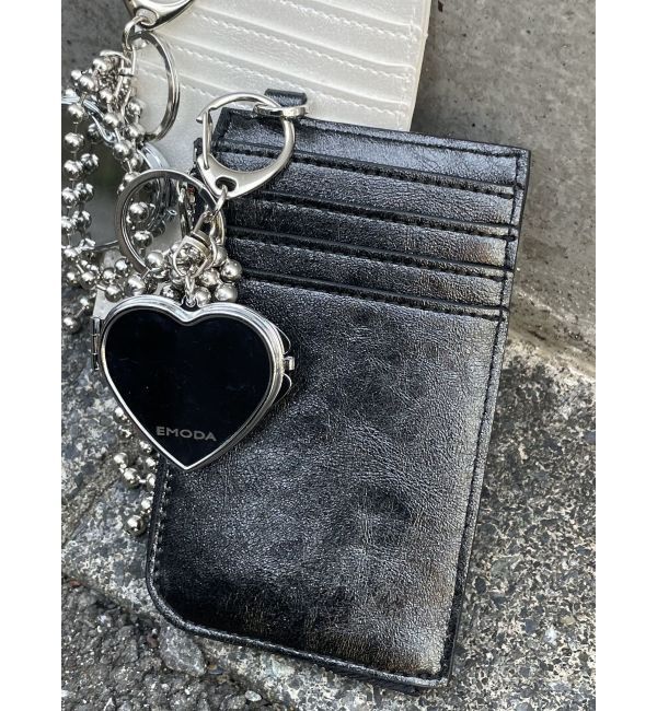 EMODA「ミラーカードケース」|名刺入れ・カードケース|ブラック