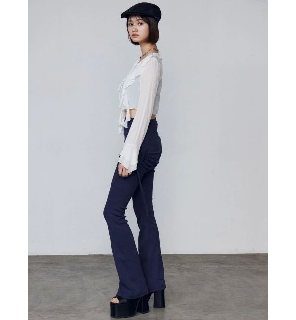 EMODA「レイヤースカートフィットフレアパンツ」|その他|