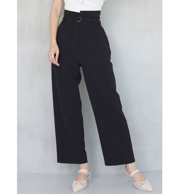 MERCURYDUO「ベルト付ハイウエストストレートパンツ」|その他|