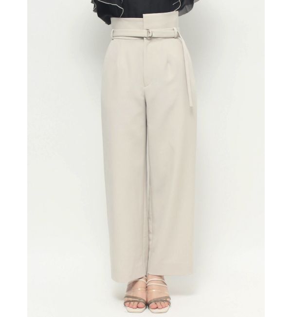 MERCURYDUO「ベルト付ハイウエストストレートパンツ」|その他|