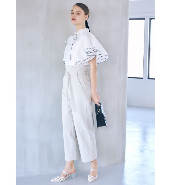 MERCURYDUO「ベルト付ハイウエストストレートパンツ」|その他|