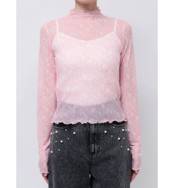 MERCURYDUO「TVアニメ【推しの子】プリントチュールメロートップス」|Tシャツ・カットソー|