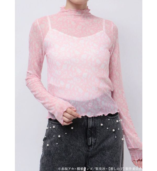 MERCURYDUO「TVアニメ【推しの子】プリントチュールメロートップス」|Tシャツ・カットソー|