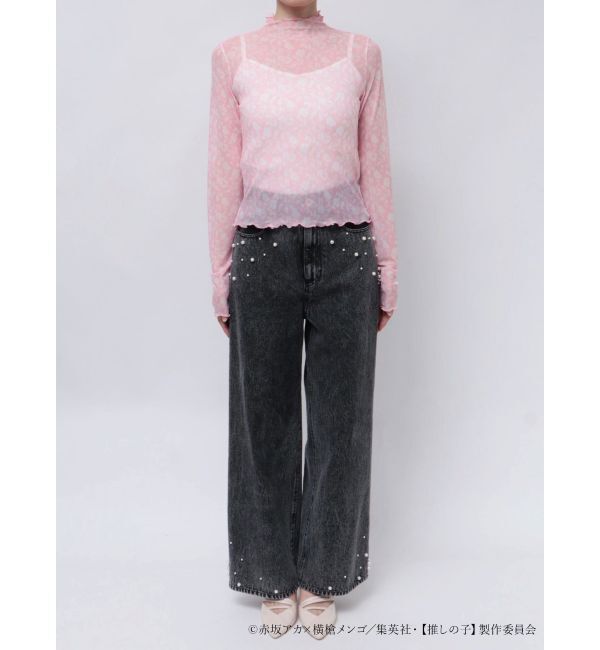 MERCURYDUO「TVアニメ【推しの子】プリントチュールメロートップス」|Tシャツ・カットソー|