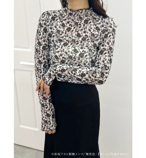 MERCURYDUO「TVアニメ【推しの子】プリントチュールメロートップス」|Tシャツ・カットソー|