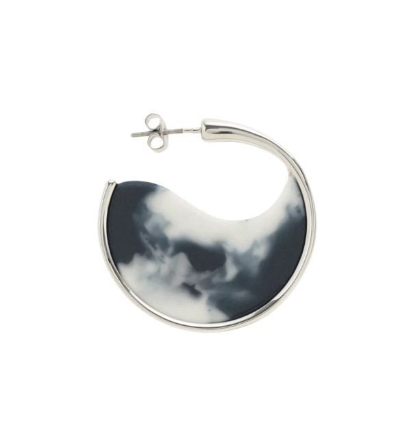 MURUA「マーブルレジンメタルピアス」|ピアス|