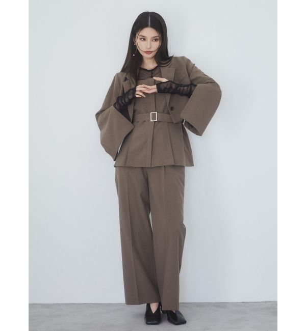 MURUA「フライフロントペプラムビスチェ【セットアップ着用可】」|シャツ・ブラウス|