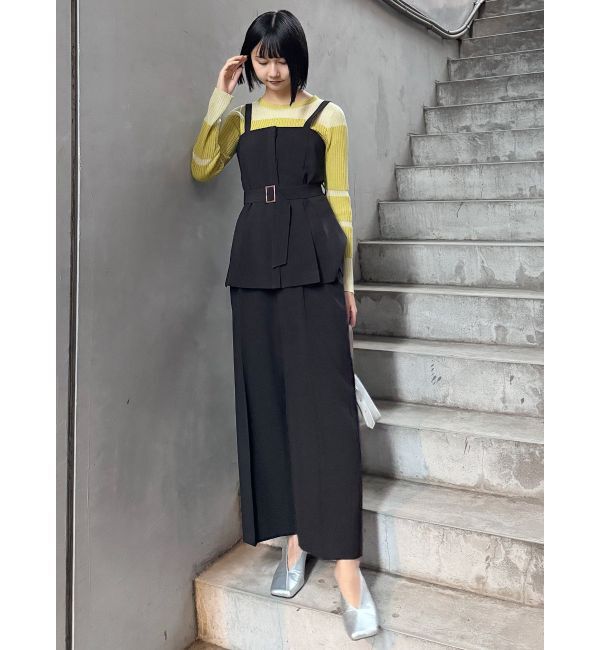 MURUA「フライフロントペプラムビスチェ【セットアップ着用可】」|シャツ・ブラウス|