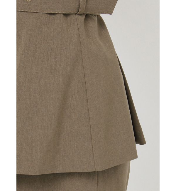 MURUA「フライフロントペプラムビスチェ【セットアップ着用可】」|シャツ・ブラウス|