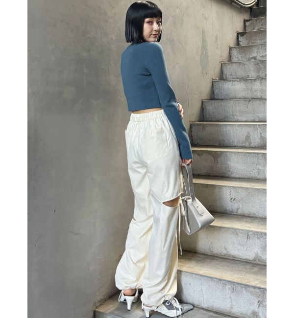 MURUA「アシメカットアウトリボンパンツ」|その他|