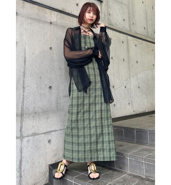 MURUA「ボリュームスリーブシャイニーシアーシャツ」|シャツ・ブラウス|