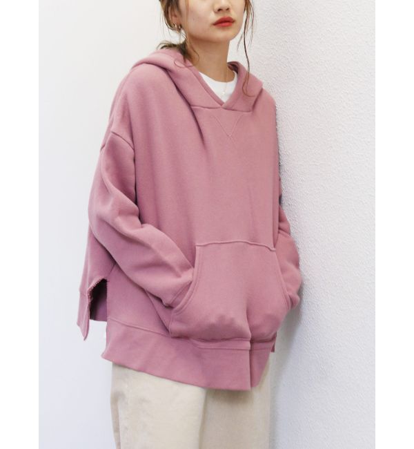 Ungrid「スリットワイドパーカー」|パーカー|パープル