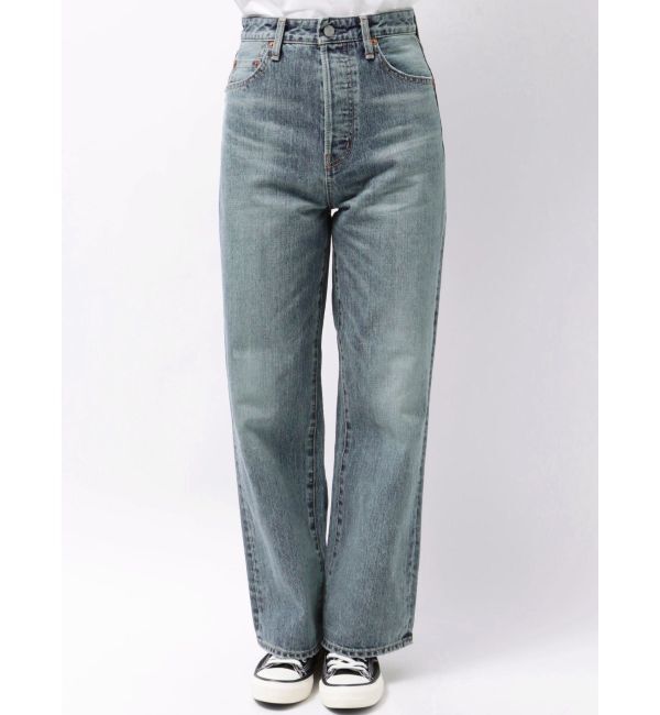 Ungrid「ハイウエストルーズストレートデニム」|デニム|