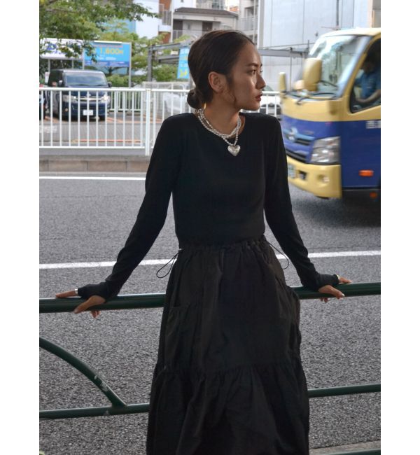 Ungrid「ドッキングギャザーワンピース」|ワンピース|