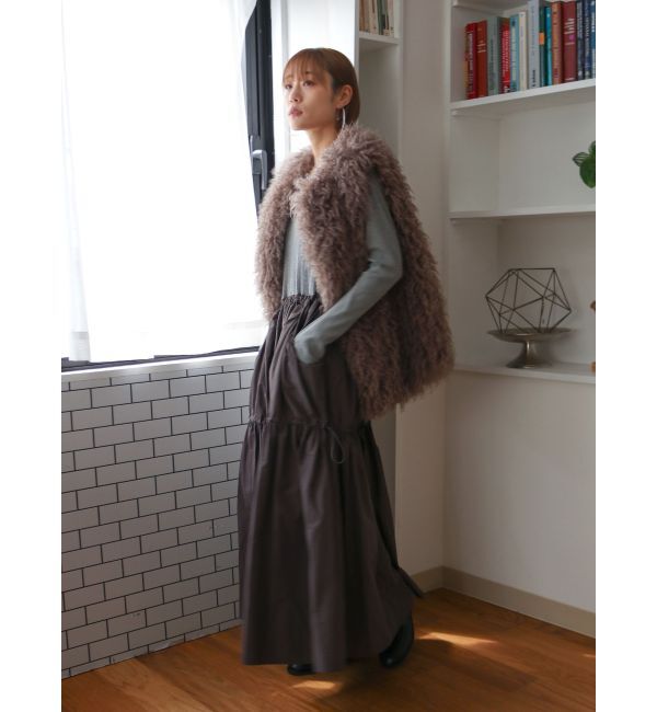 Ungrid「ドッキングギャザーワンピース」|ワンピース|