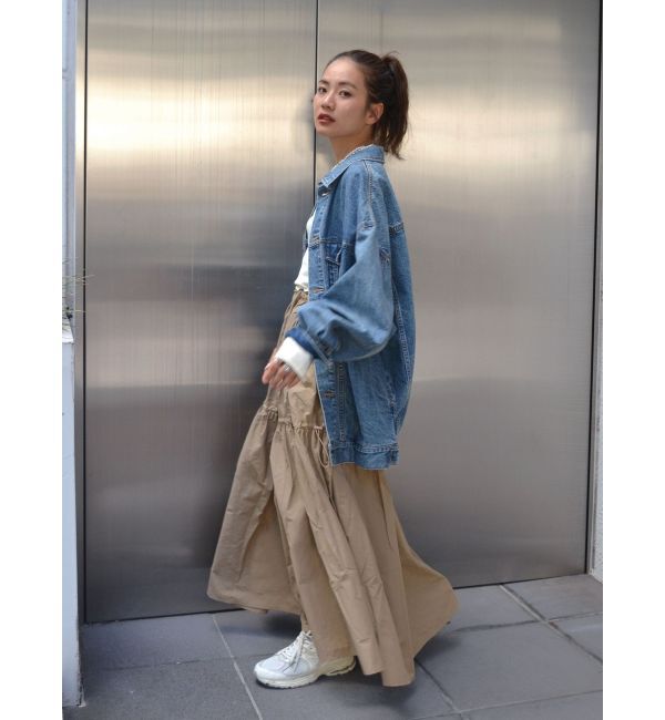 Ungrid「ドッキングギャザーワンピース」|ワンピース|