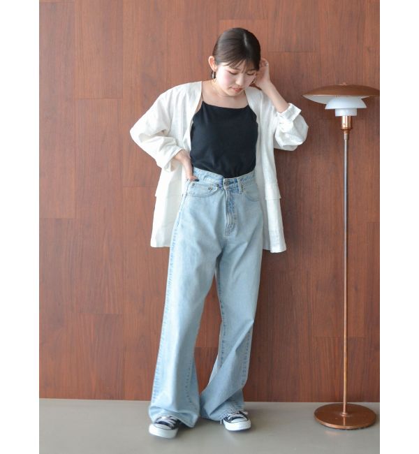 Ungrid「リネン混ノーカラージャケット」|その他|