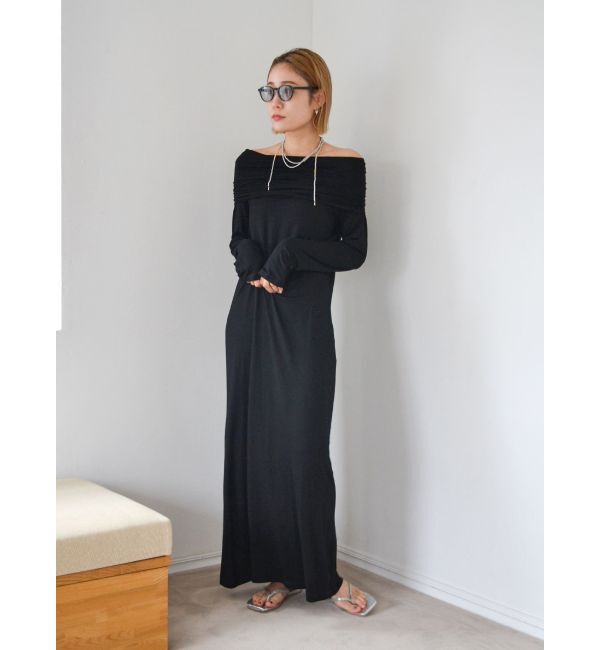 Ungrid「オフショルフィットワンピース」|ワンピース|