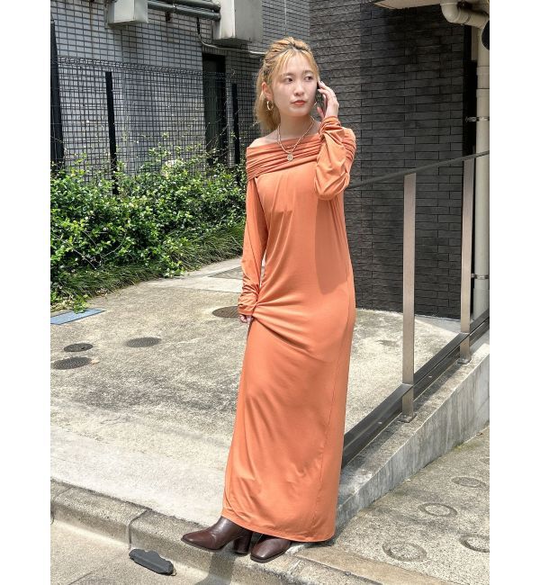 Ungrid「オフショルフィットワンピース」|ワンピース|