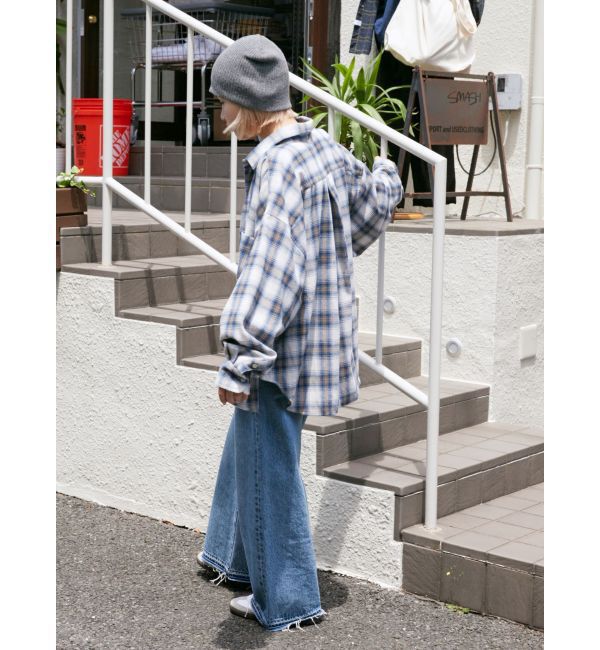 Ungrid「Levi's別注 XL STRAIGHTダメージデニム」|デニム|