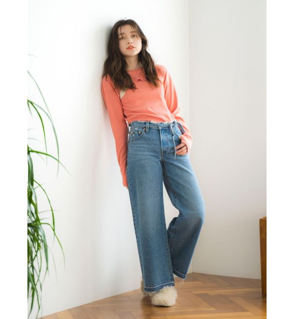 Ungrid「Levi's別注 XL STRAIGHTダメージデニム」|デニム|