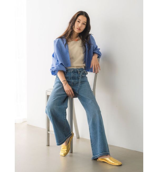 Ungrid「Levi's別注 XL STRAIGHTダメージデニム」|デニム|