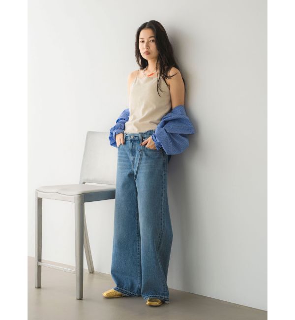 Ungrid「Levi's別注 XL STRAIGHTダメージデニム」|デニム|