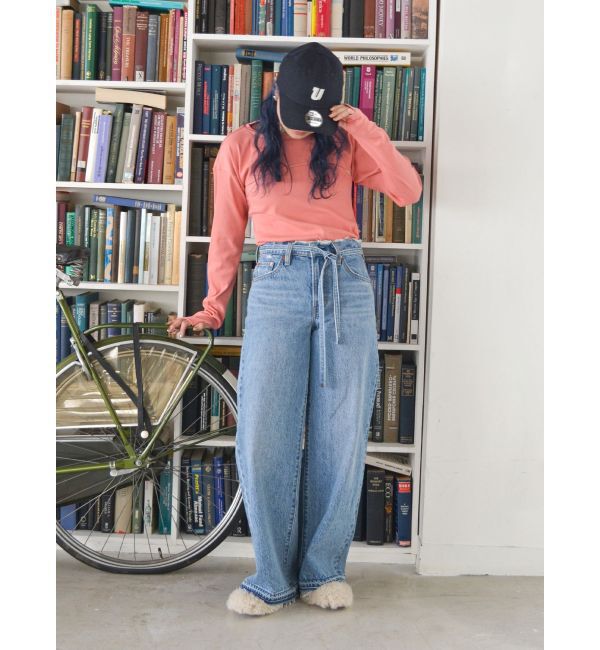 Ungrid「Levi's別注 XL STRAIGHTダメージデニム」|デニム|