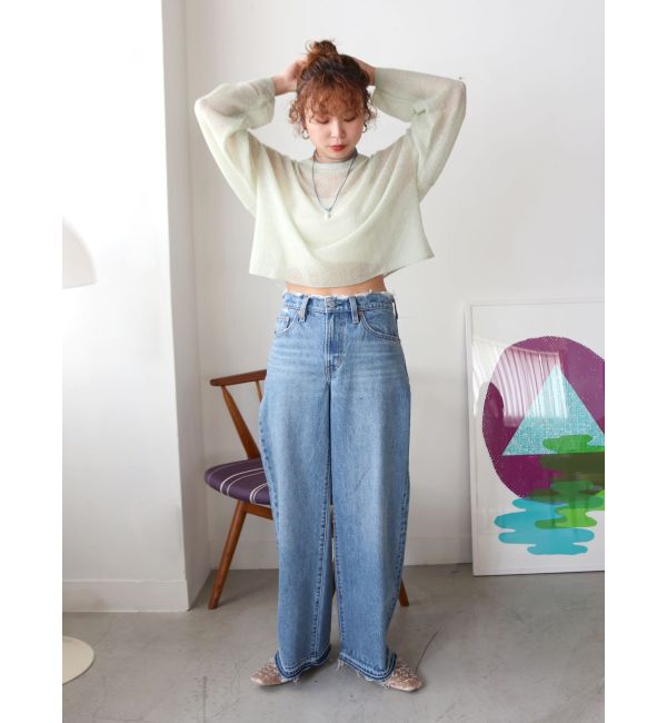 Ungrid「Levi's別注 XL STRAIGHTダメージデニム」|デニム|