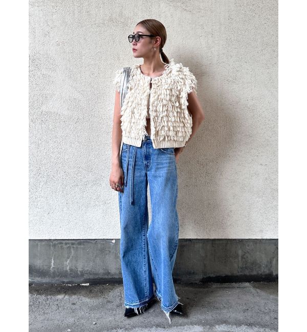 Ungrid「Levi's別注 XL STRAIGHTダメージデニム」|デニム|