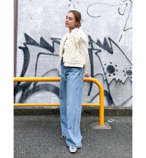 Ungrid「Levi's別注 XL STRAIGHTダメージデニム」|デニム|