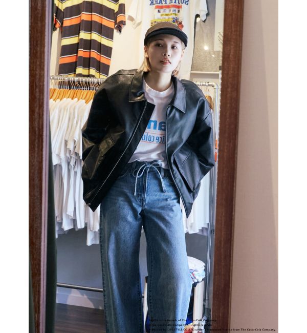 Ungrid「Levi's別注 XL STRAIGHTダメージデニム」|デニム|