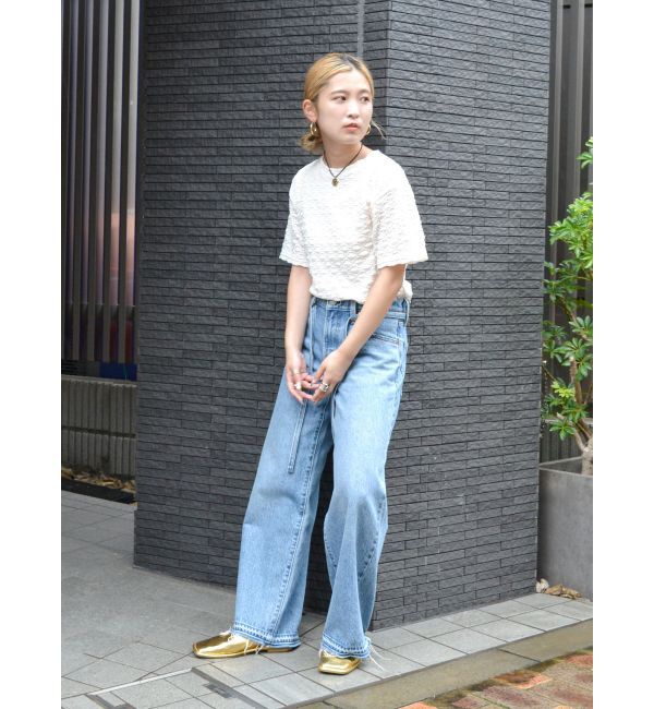 Ungrid「Levi's別注 XL STRAIGHTダメージデニム」|デニム|