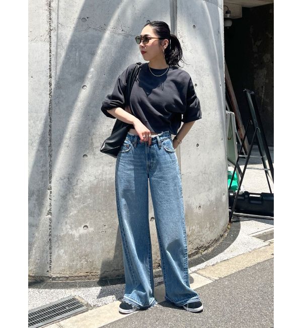 Ungrid「Levi's別注 XL STRAIGHTダメージデニム」|デニム|