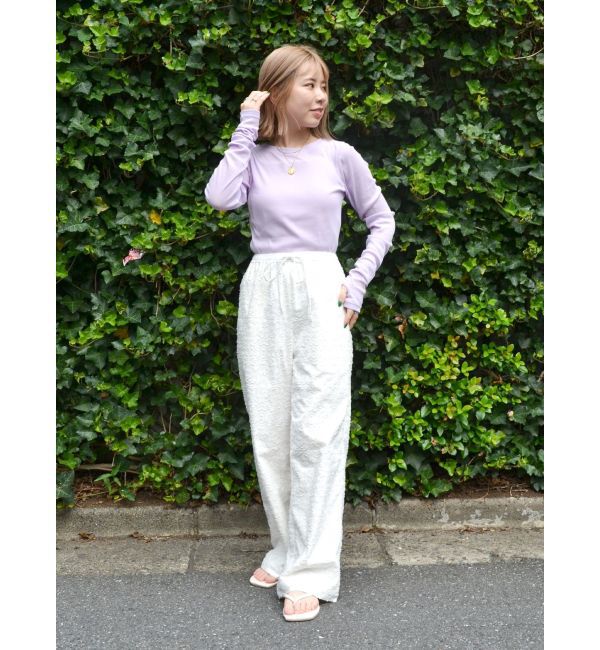 Ungrid「ジャカードラフパンツ」|その他|