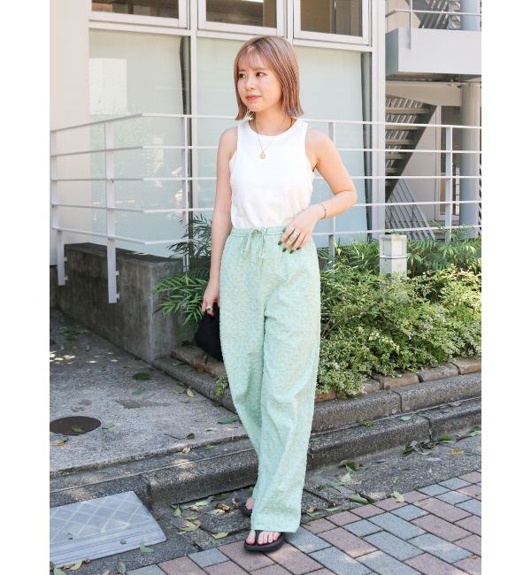 Ungrid「ジャカードラフパンツ」|その他|