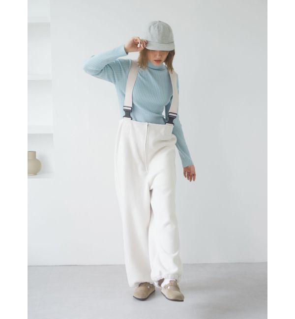 Ungrid「フリースオーバーオール」|その他|