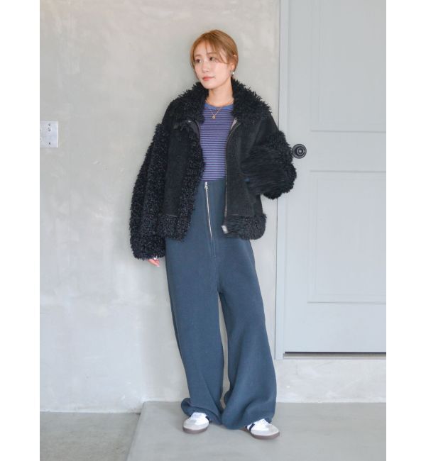 Ungrid「フリースオーバーオール」|その他|