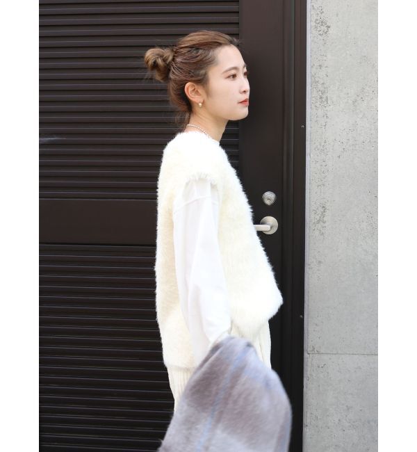 Ungrid「2Wayラメニットベスト」|ニット・セーター|